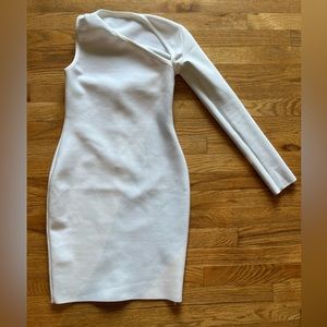 One sleeve bandage dress